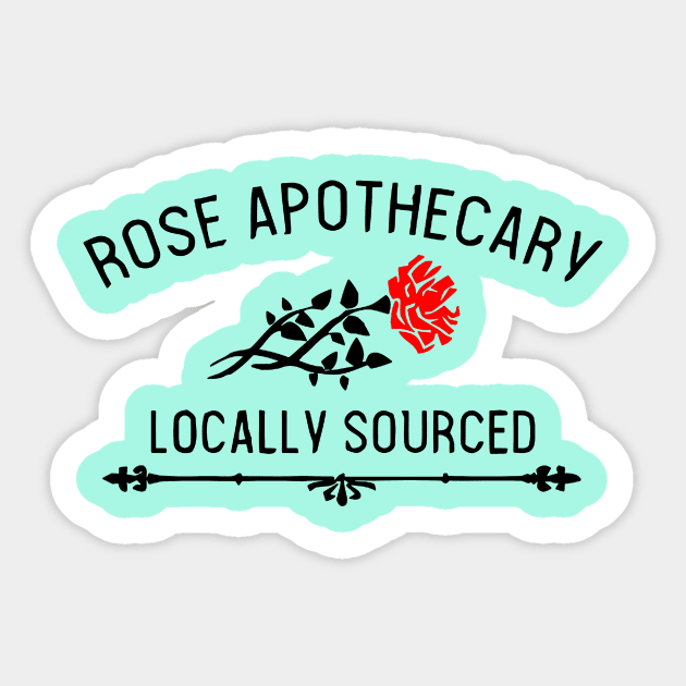 Rose Apothecary Sticker by pipitbombom
